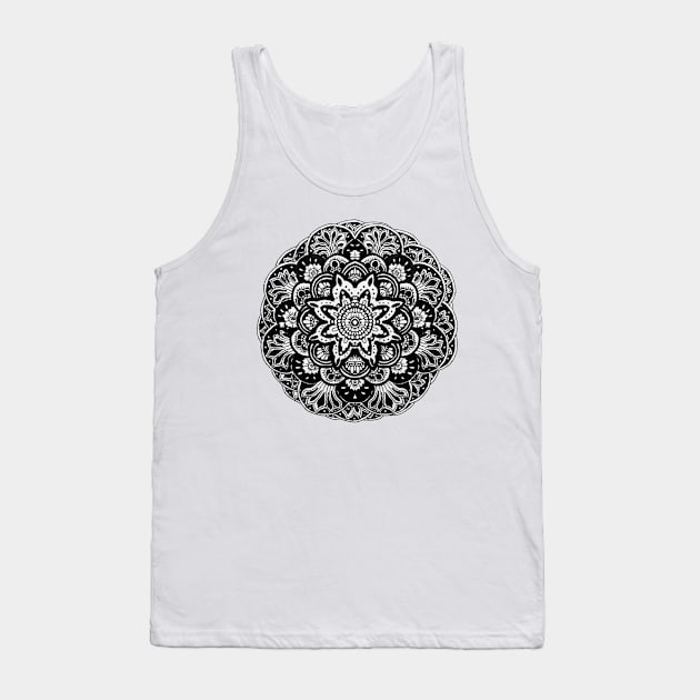 Peace Mandala Tank Top by Luke Gray